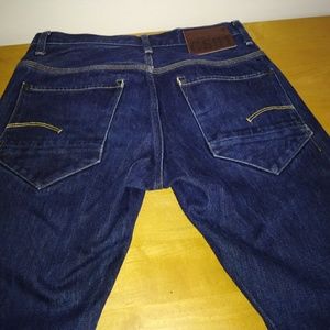 G Star Raw Denim Men's GSO1- 30" X 32" Button Fly